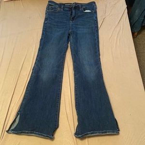 American Eagle size 8 next level stretch flare jeans